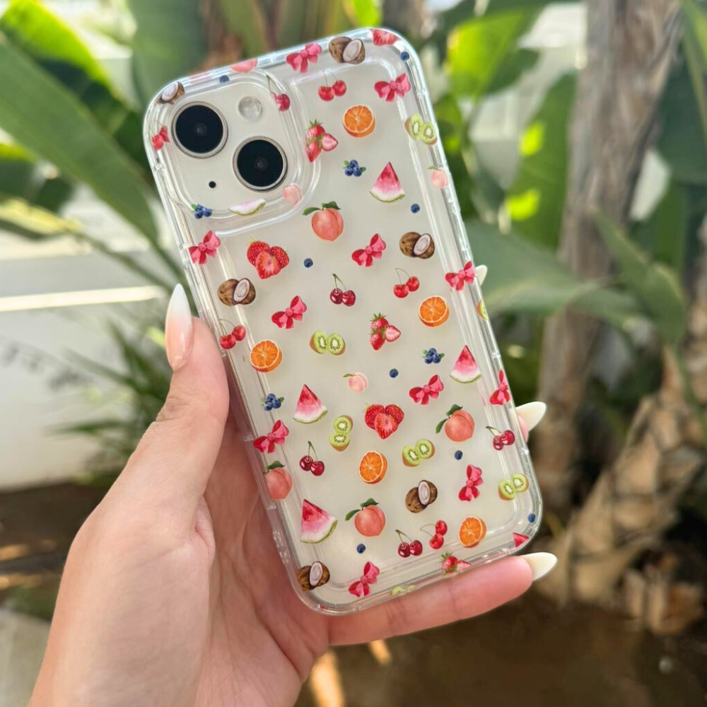 Clear Phone Case - Tutti Fruiti