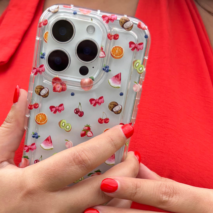Clear Phone Case - Tutti Fruiti