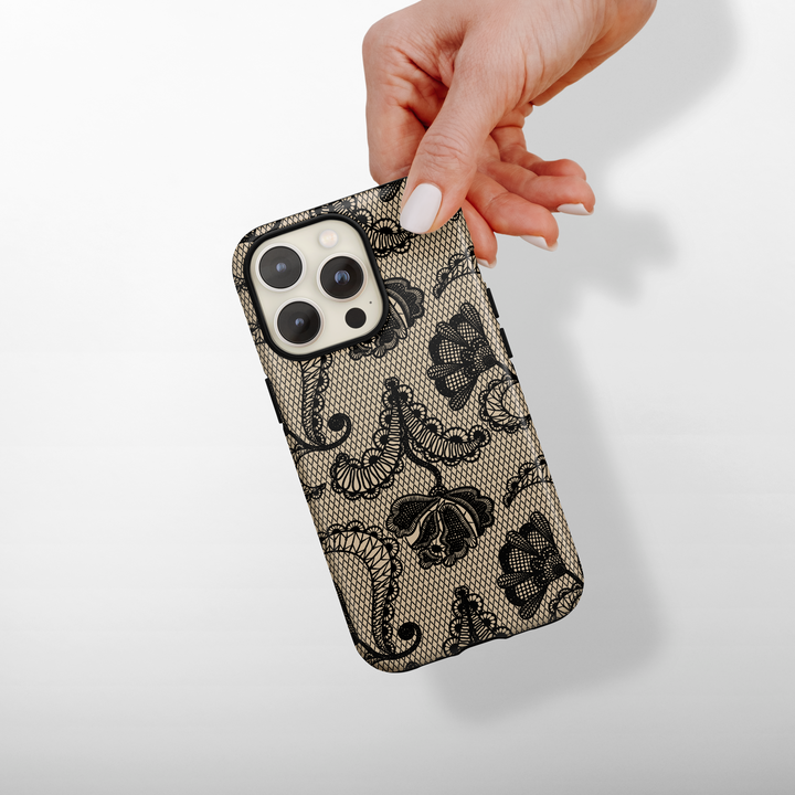 Tough Phone Case - Lace Noire