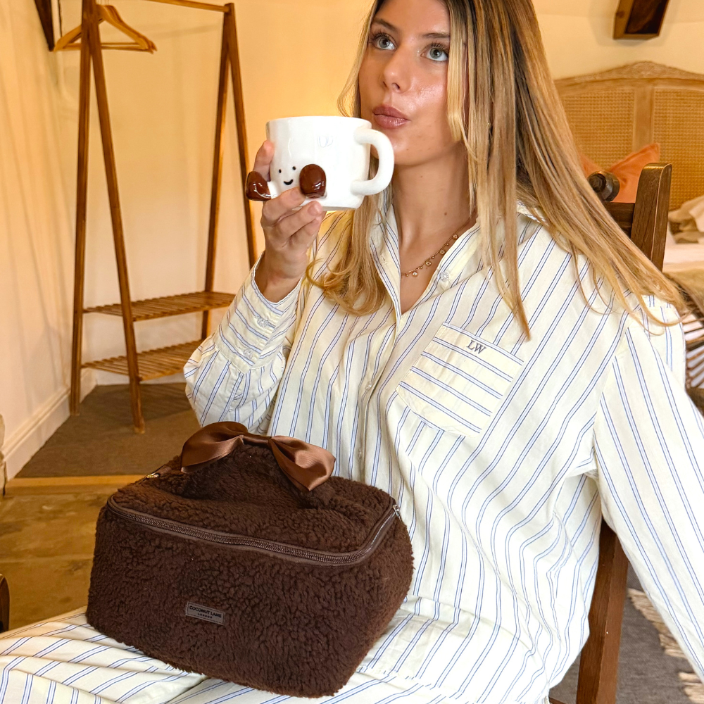 Travel Vanity Case - Chocolate Teddy