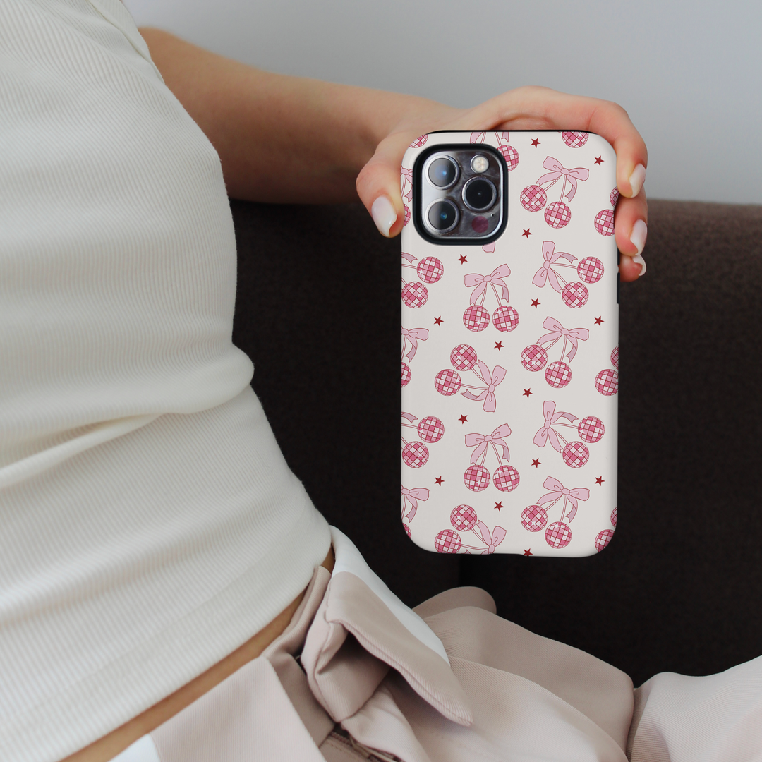 Tough MagSafe® Phone Case - Coquette Disco Cherries