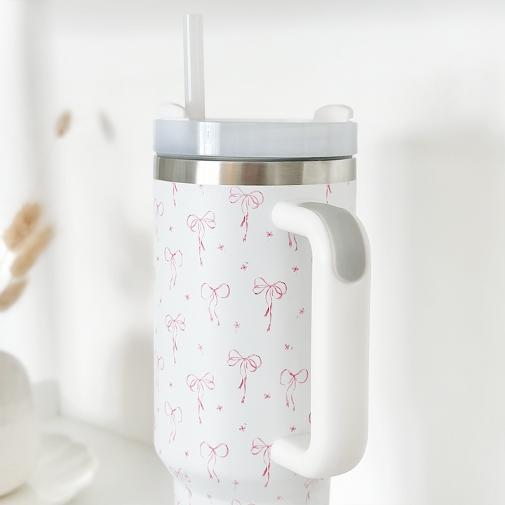 Stainless Steel Tumbler - Dainty Bows