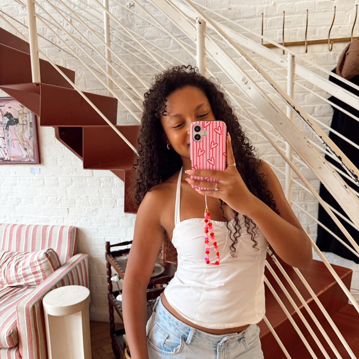 Kissing booth phone case pink and girly