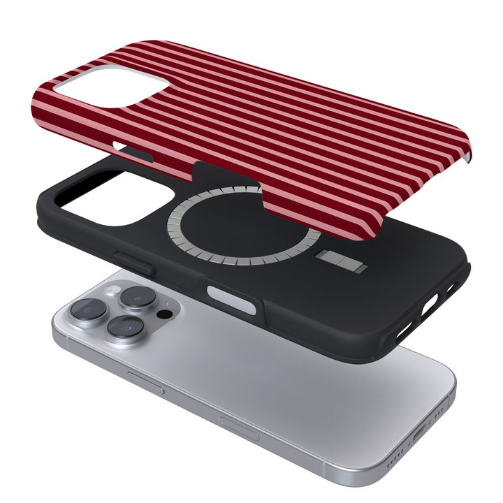 Tough MagSafe® Phone Case - Mulberry Stripe