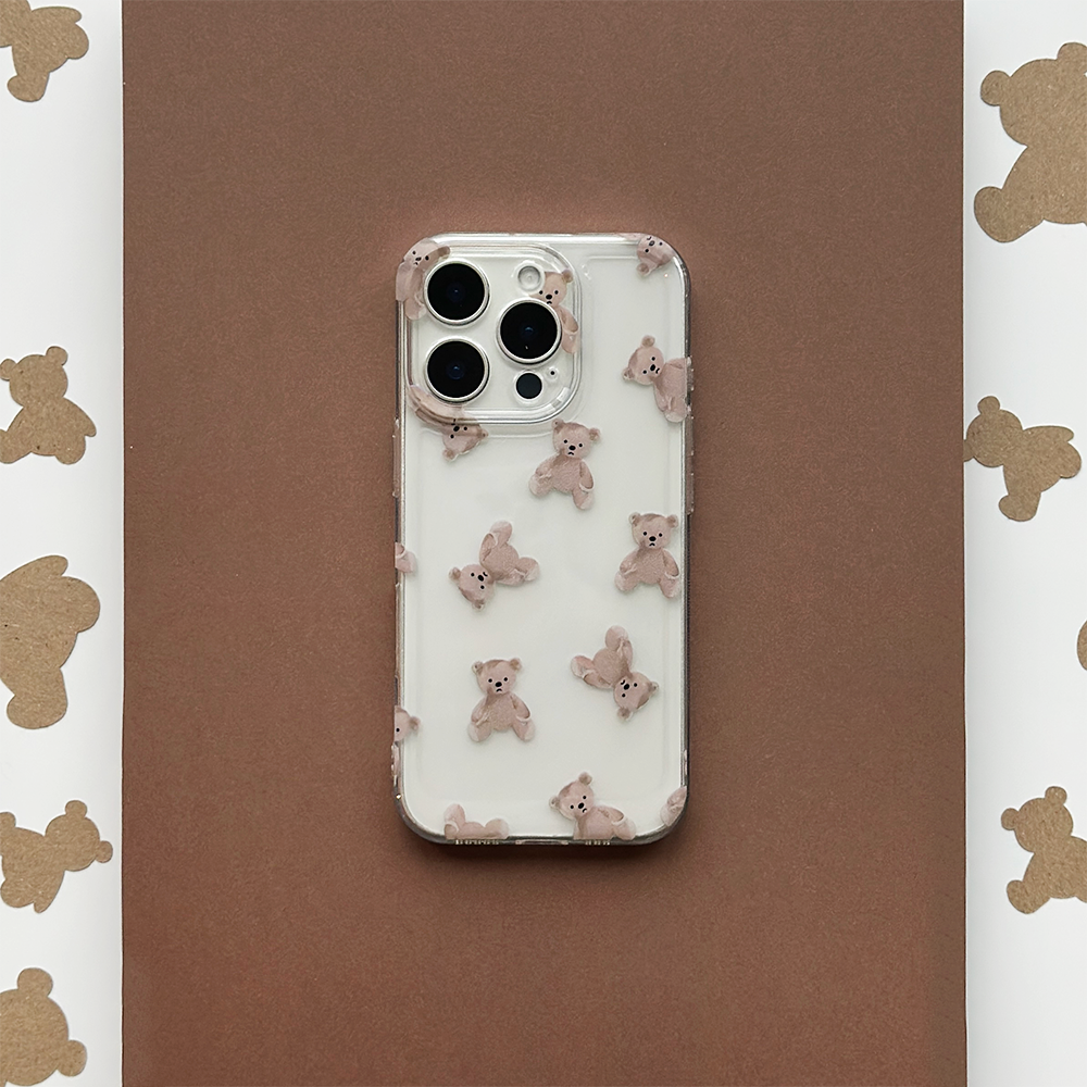 Clear Phone Case - Teddy
