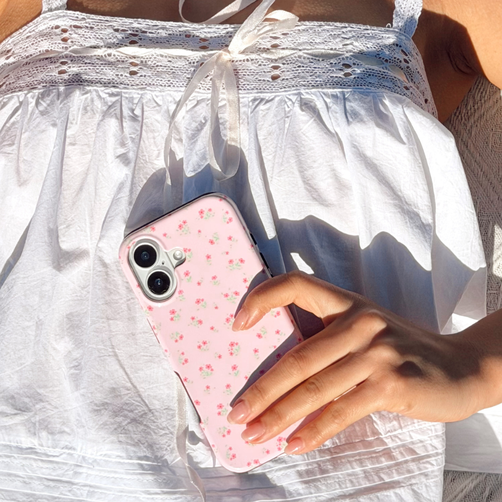 Tough Phone Case - Ditsy Floral Pink