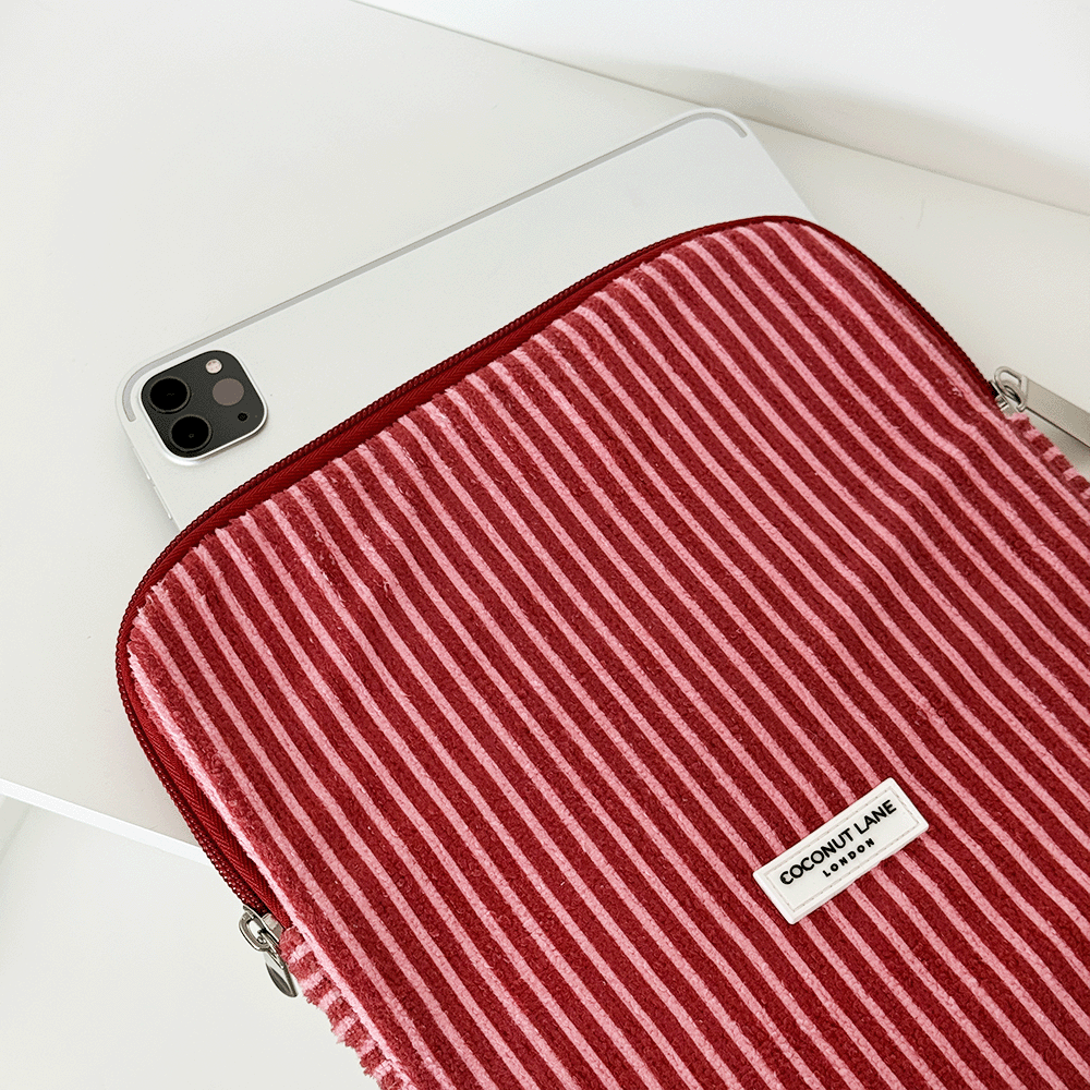 Mulberry Stripes TOWEL iPad Sleeve
