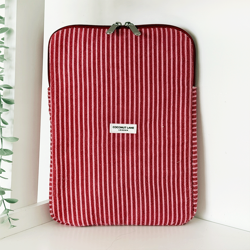 Mulberry Stripes TOWEL iPad Sleeve