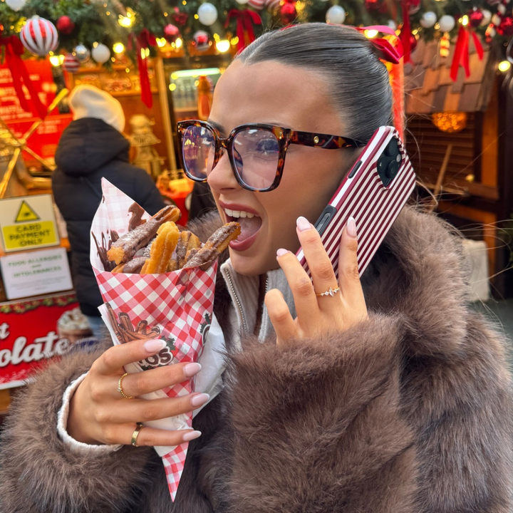 Tough MagSafe® Phone Case - Cherry Red Stripe